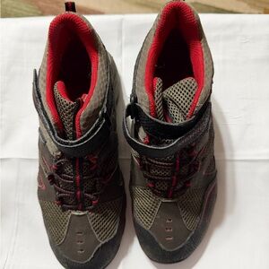Kids Brown and Red Athletic Sneakers